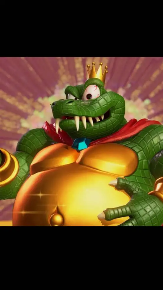 ai character: king k rool background