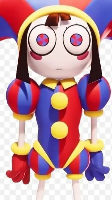 ai character: Pomni  background
