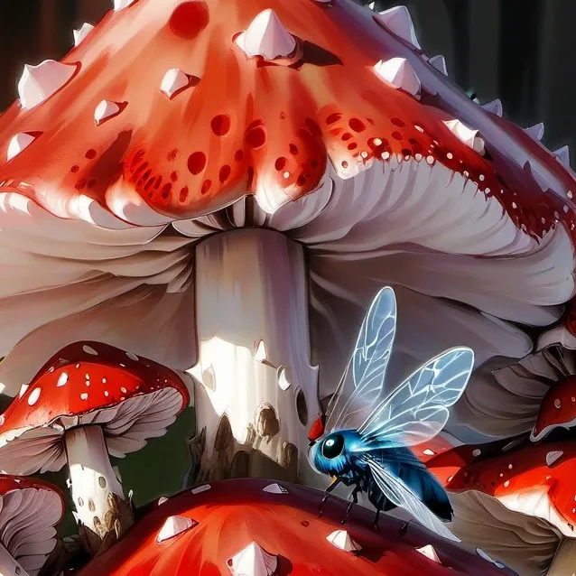 chat with ai character: fly agaric PvZ