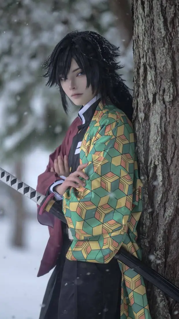 ai character: tomioka gyiuu background