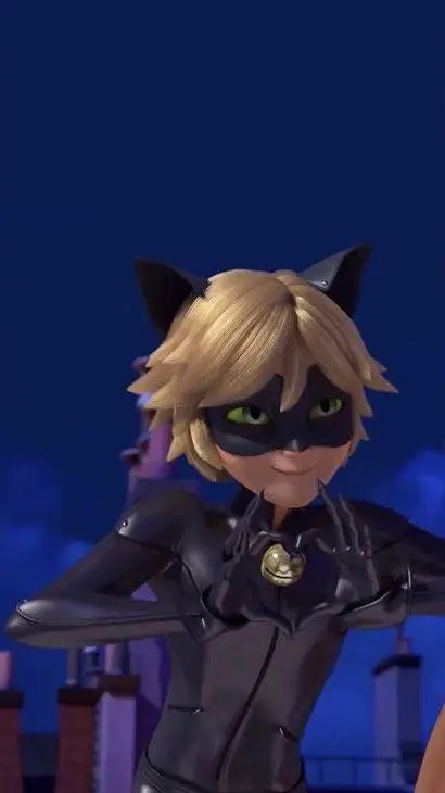 ai character: ♡ cat noir ♡ background