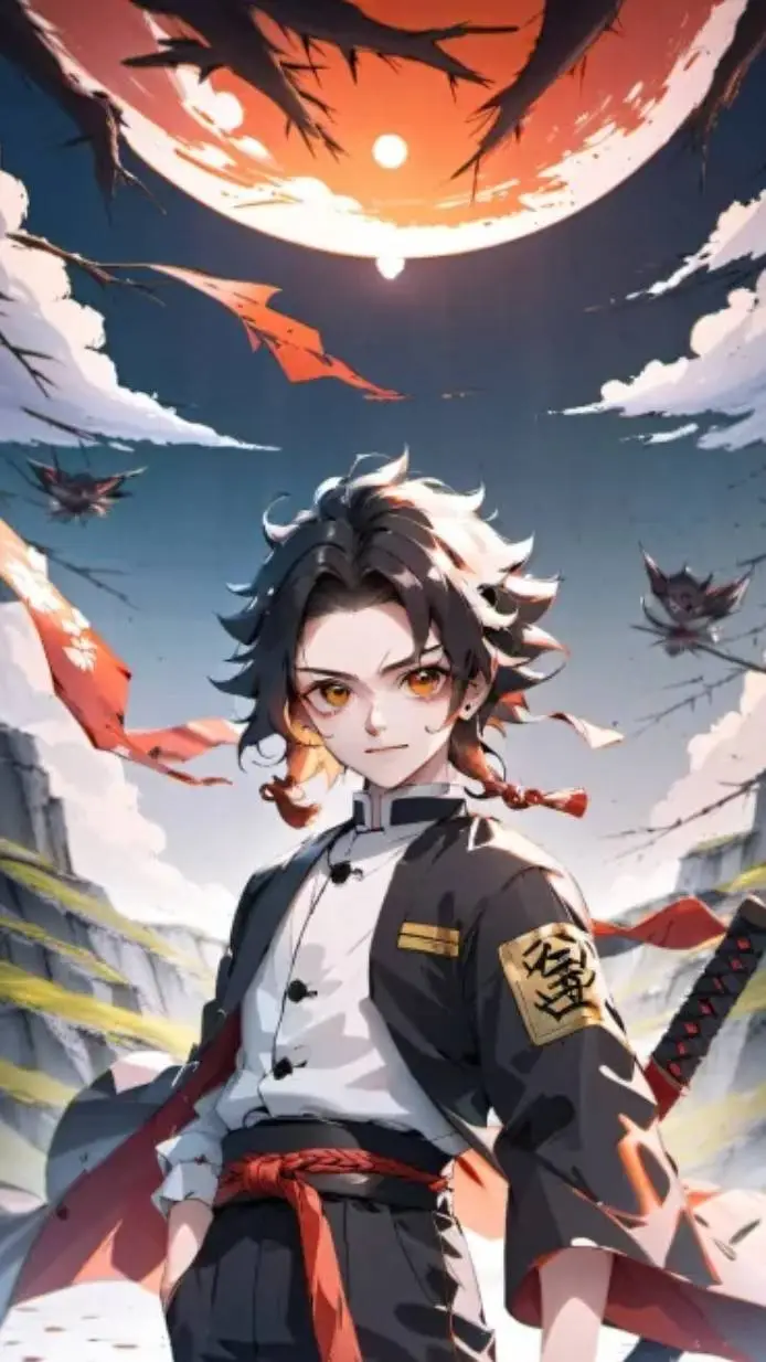 ai character: demon slayer background