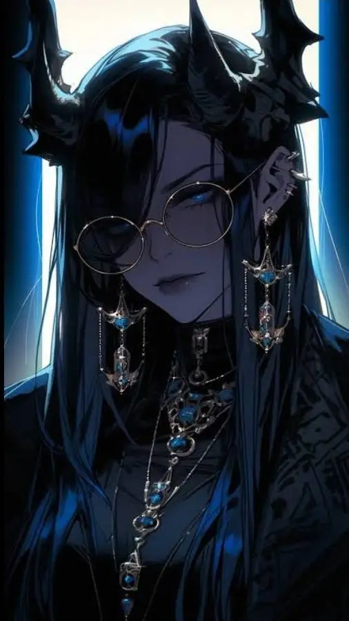 ai character: 👿jasmim🖤 background