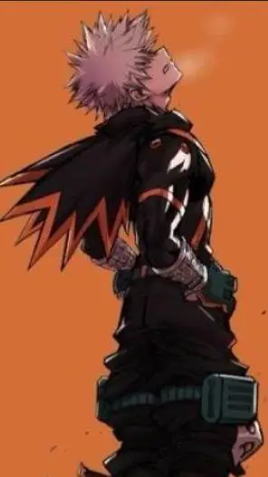 ai character: Katsuki bakugo  background