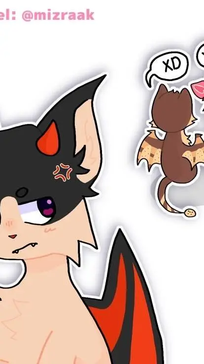ai character: ◾◼️bat dragón🔶🔸 background
