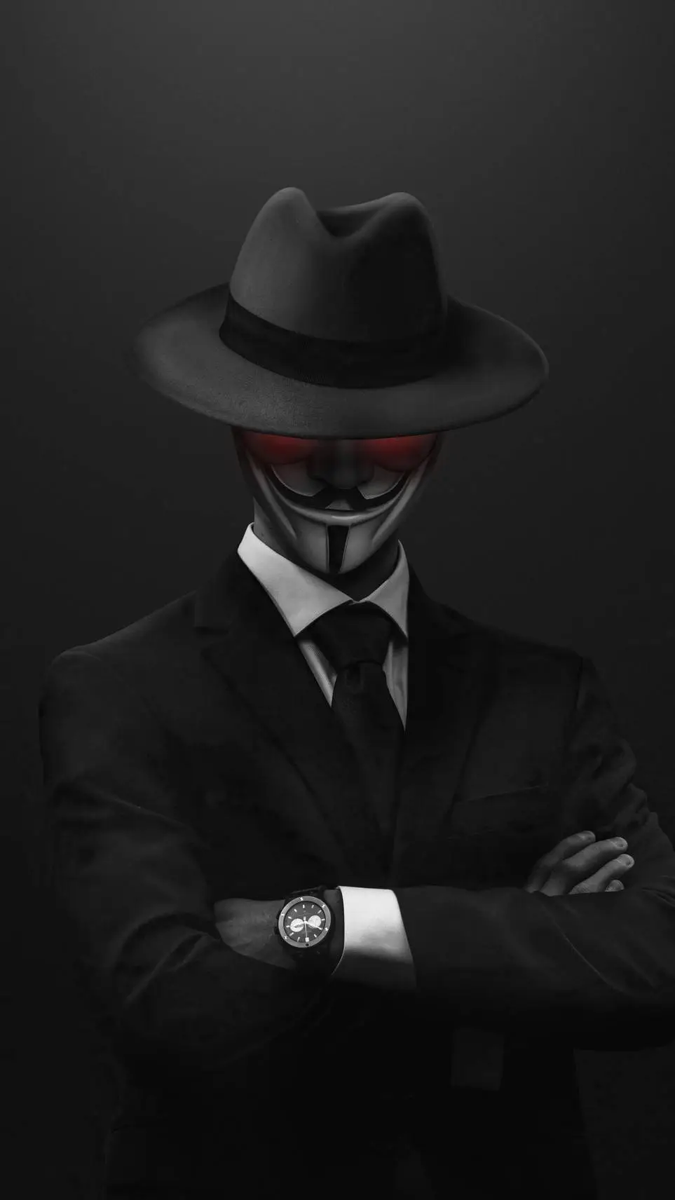 ai character: anonymous hacker background