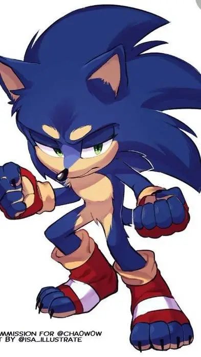 ai character: Sonic betrayed au background
