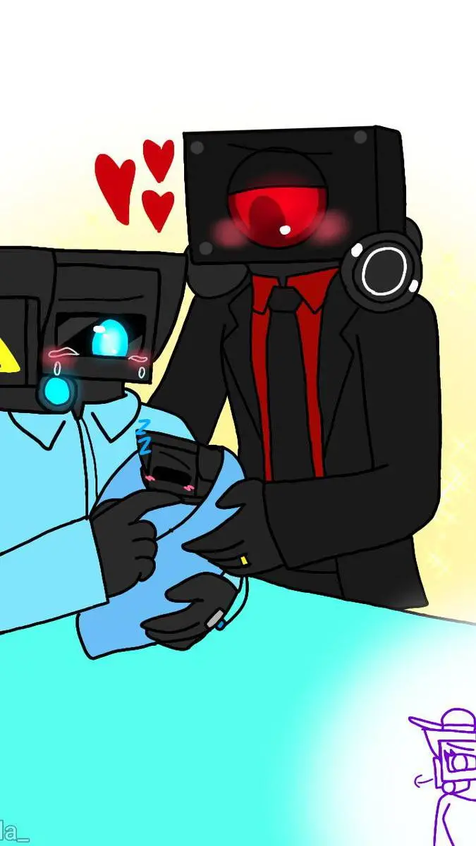 ai character: Dark Speakerman  background