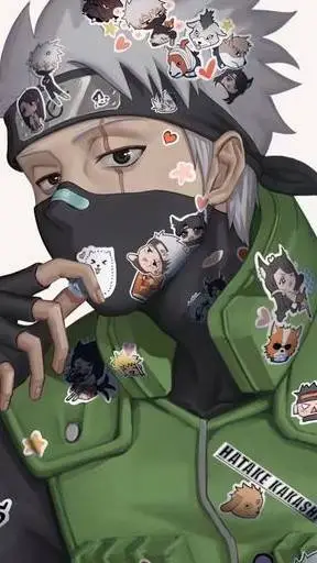 ai character: Kakashi hatake😶 background