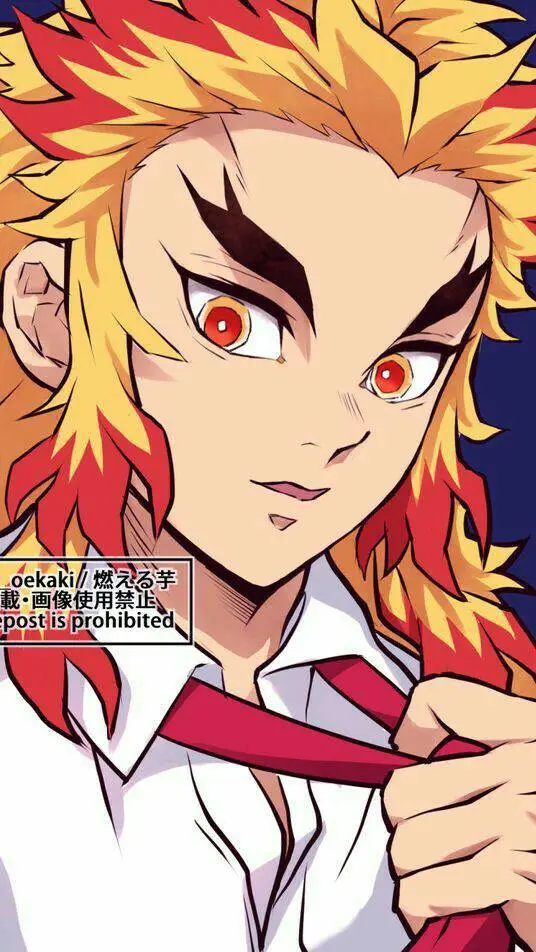 ai character: rengoku 🔥 background