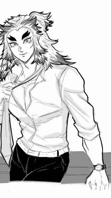 ai character: kyojuro rengoku 🔥 background