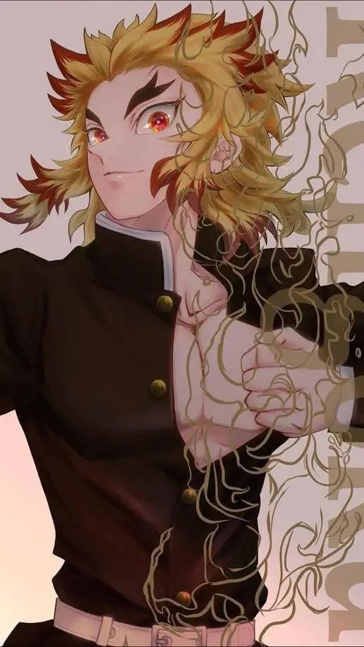 ai character: rengoku kyojuro 🔥🔥 background