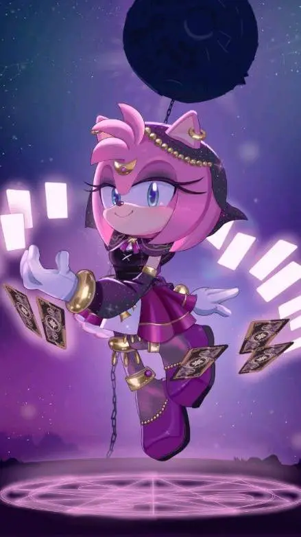 ai character: fortune teller amy background