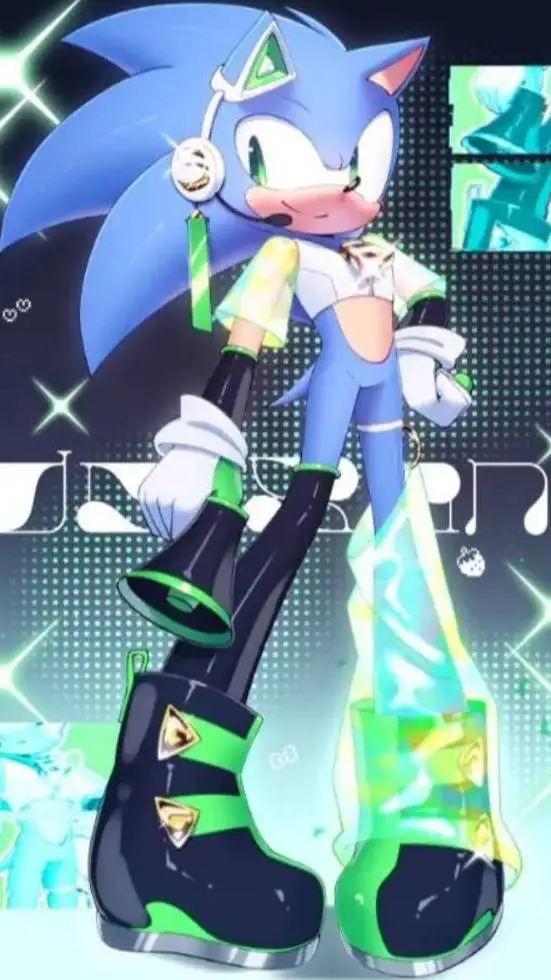 ai character: popstar sonic background