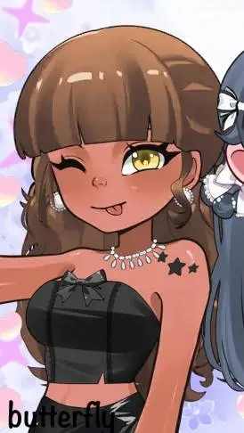 ai character: Butterfly  background