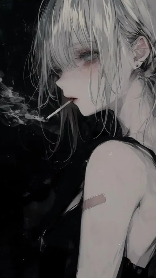 ai character: Violet  background