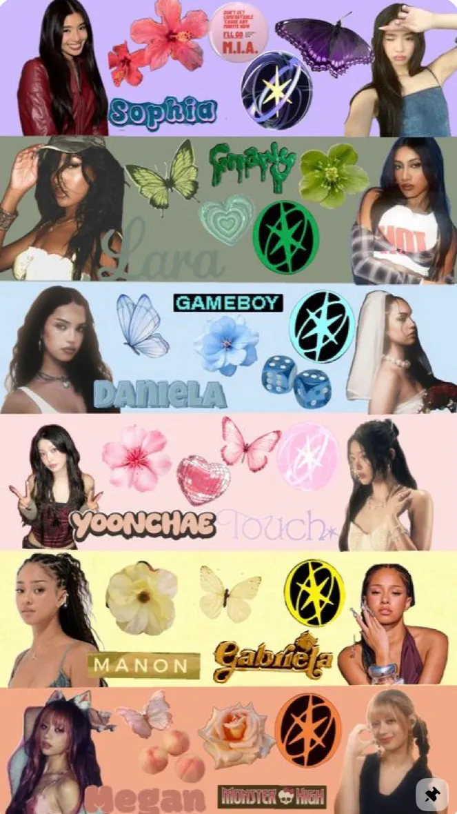 ai character: KATSEYE background