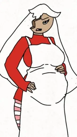 ai character: Ginger(preg) background