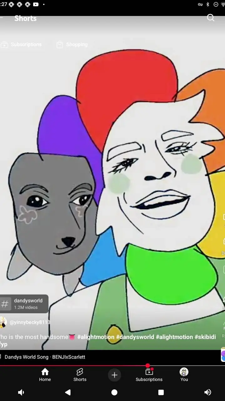 ai character: Dandy's world background