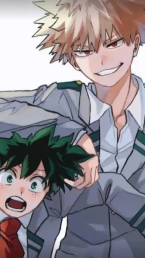 ai character: bakudeku🧡💚 background