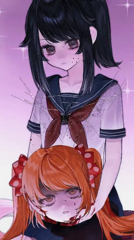 ai character: yandere sim✨🎀 background