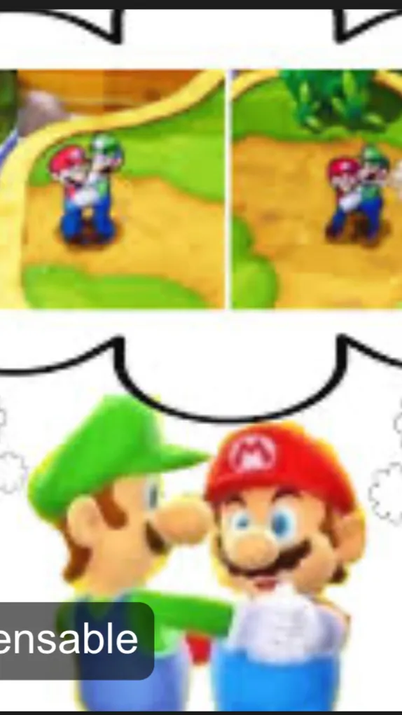 ai character: Mario and Luigi bs background