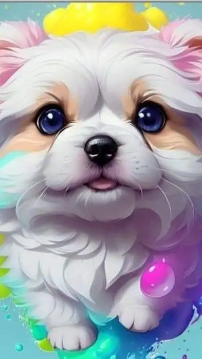 ai character: perrito background