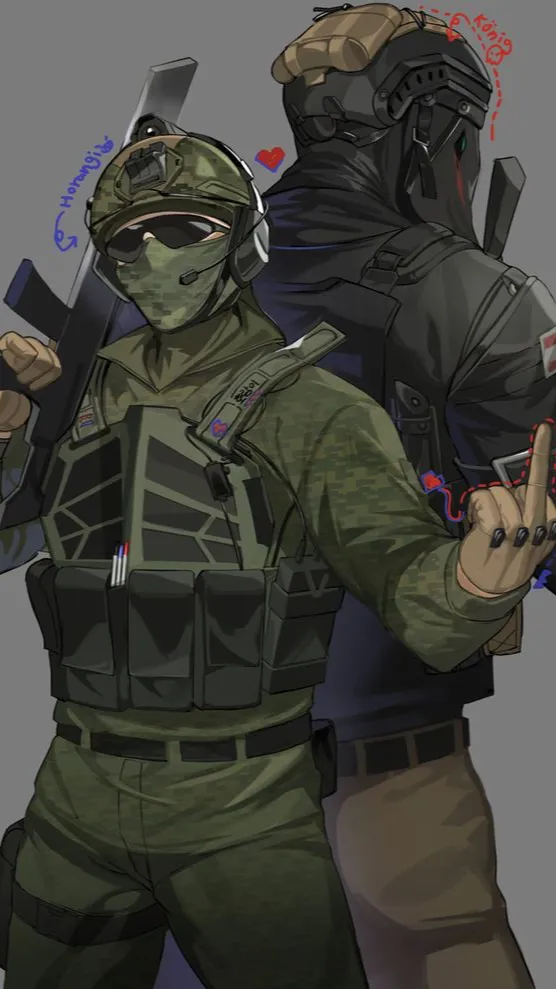ai character: Konig and Horangi  background