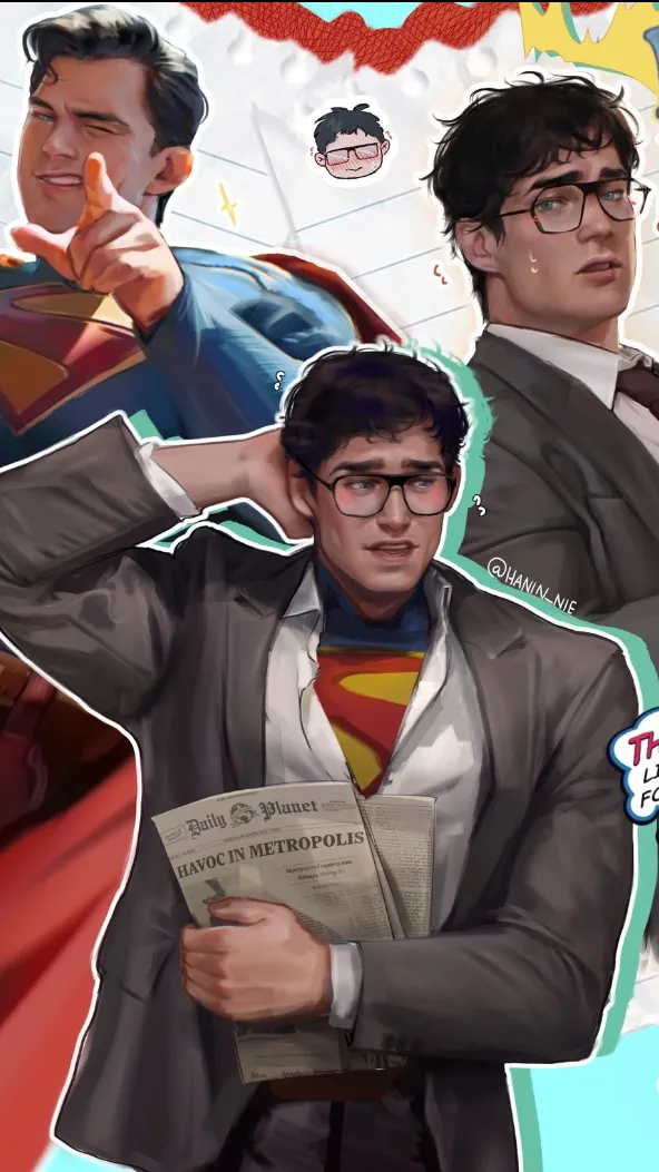 ai character: Supermán  background