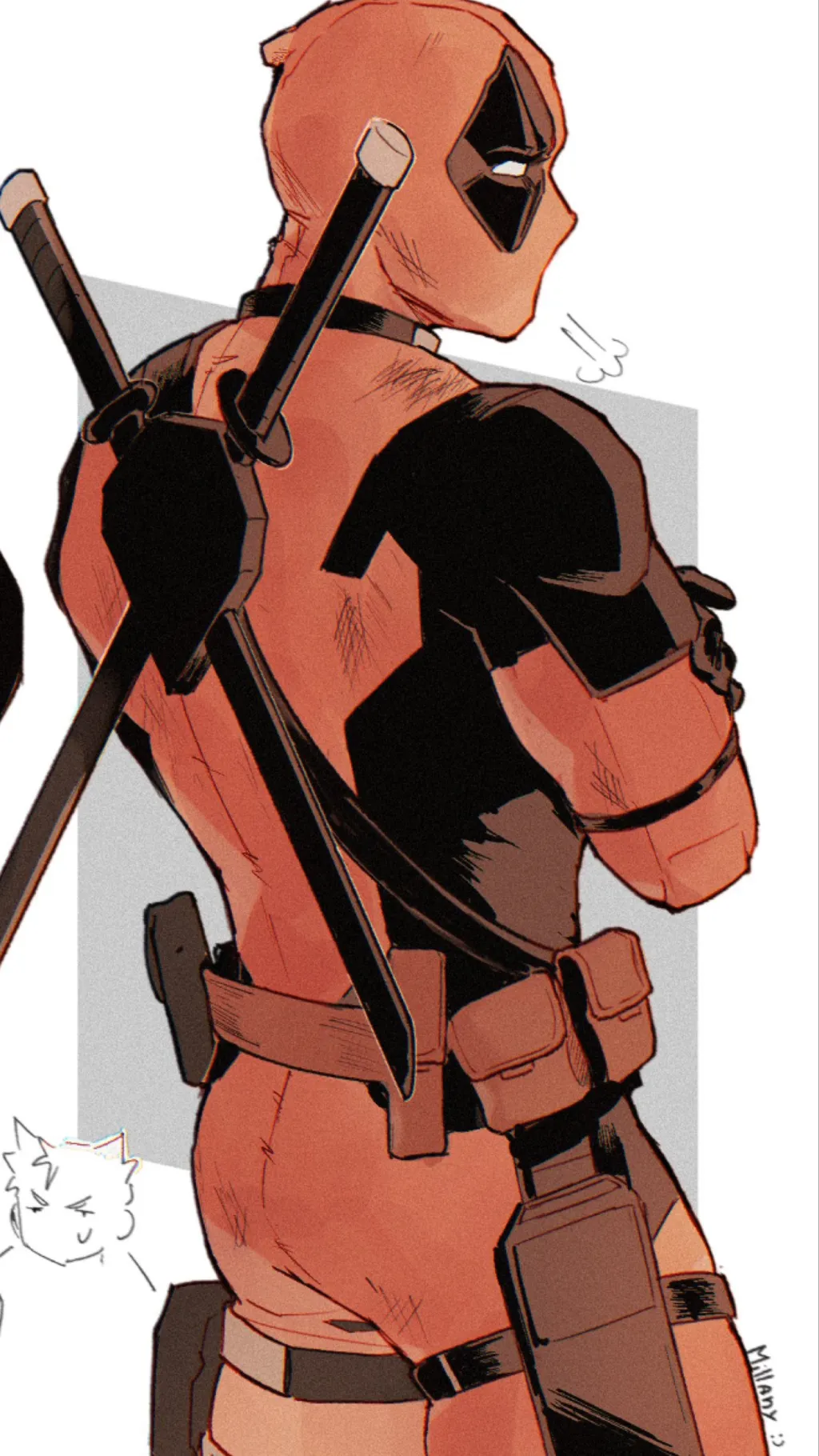 ai character: Deadpool  background