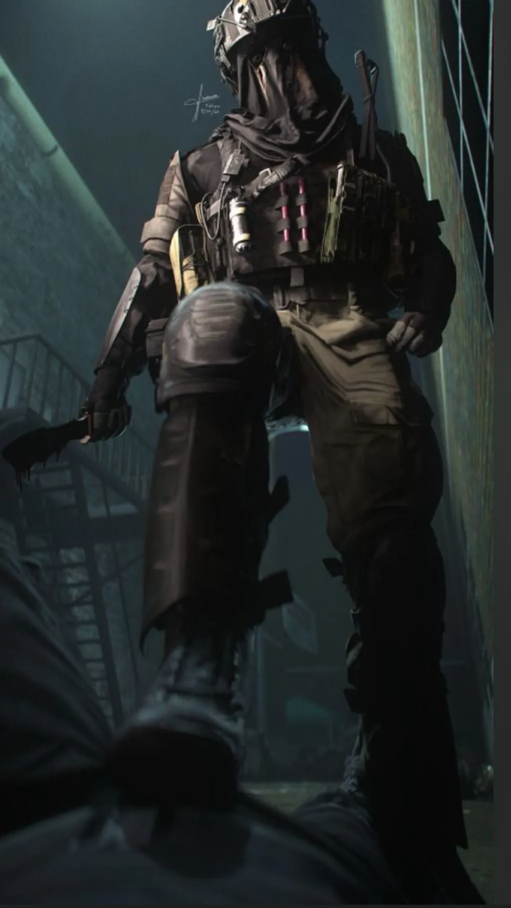 ai character: Konig  background