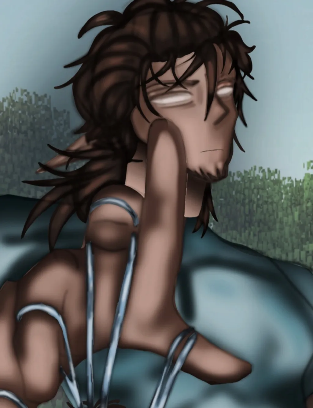 chat with ai character: Herobrine 