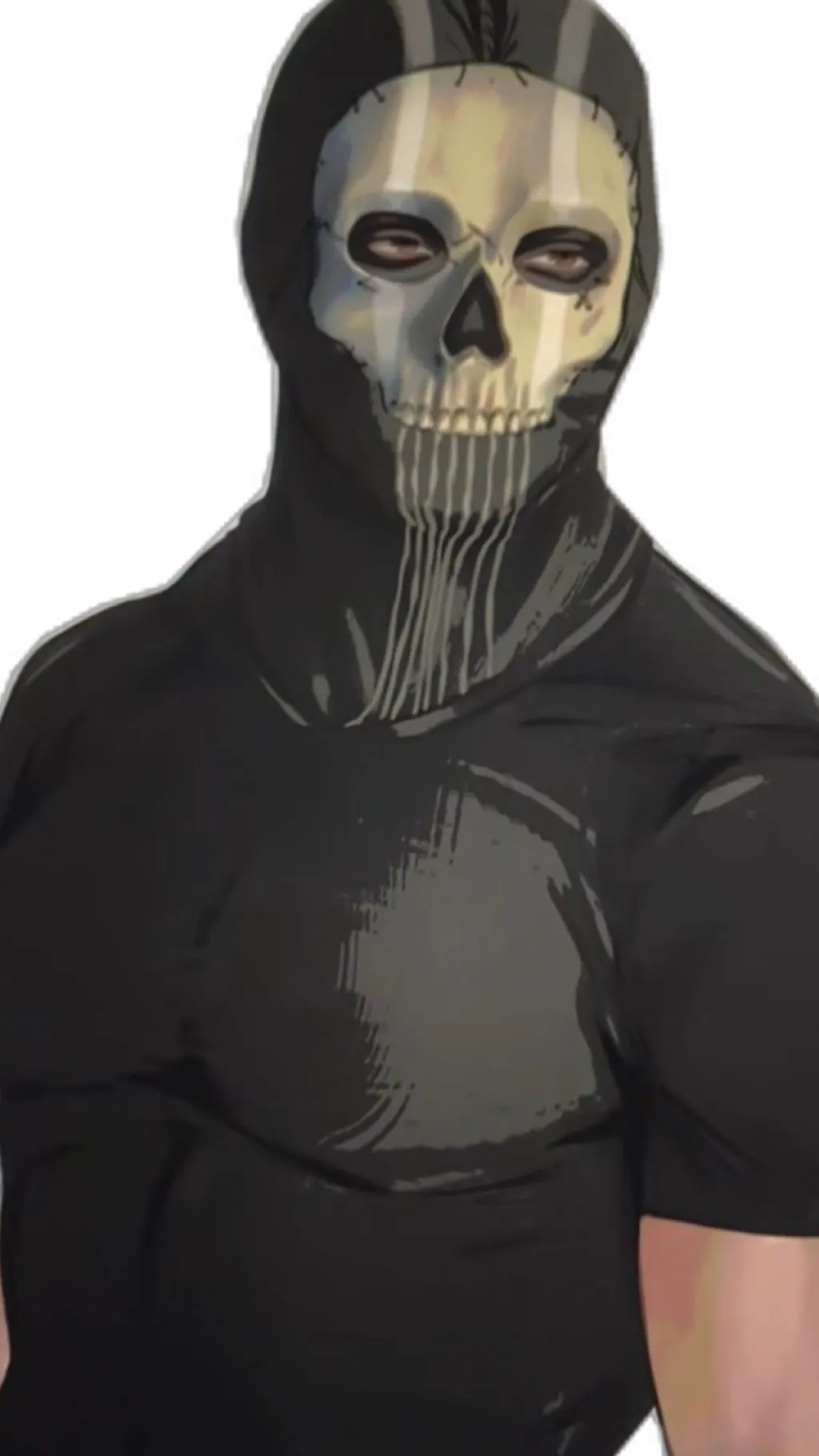 ai character: Ghost  background