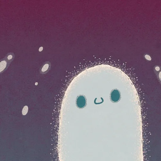 chat with ai character: cute ghost