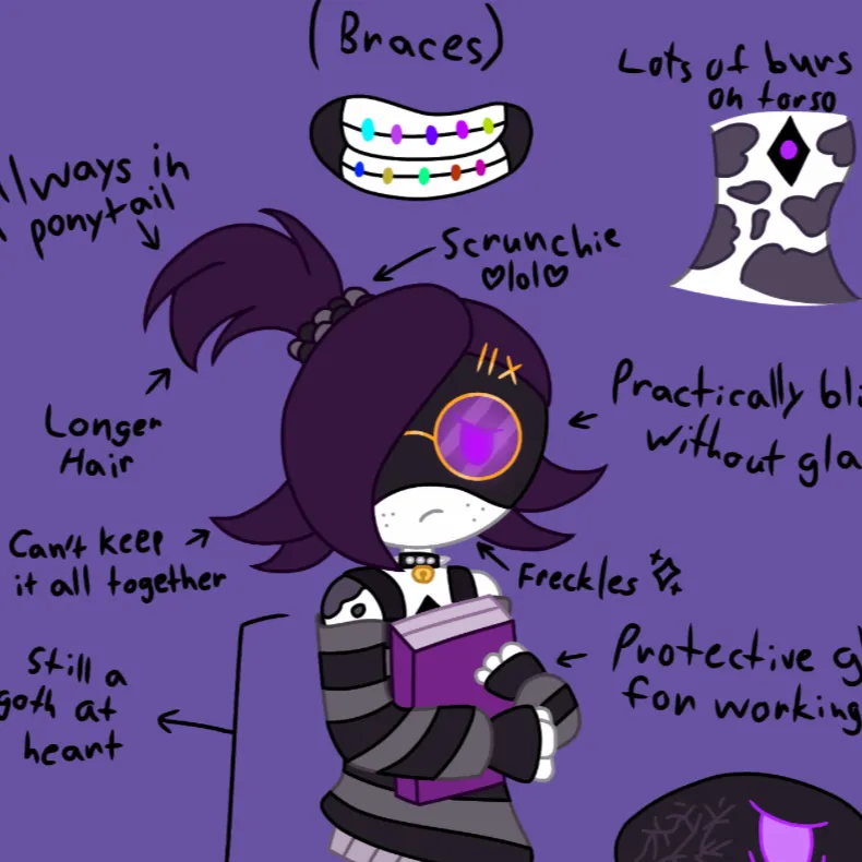 chat with ai character: Uzi but a dork