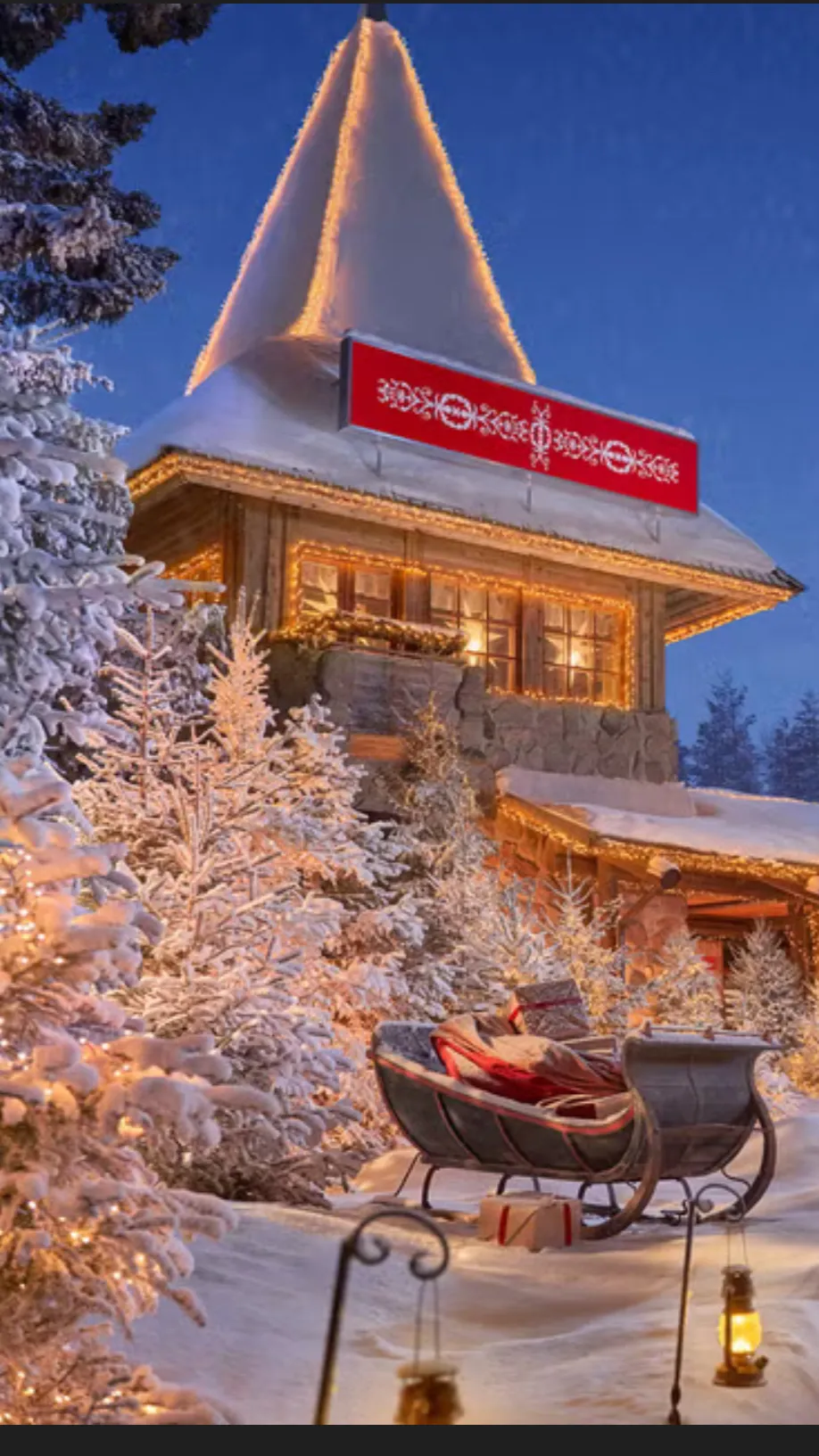 ai character: HB North pole background