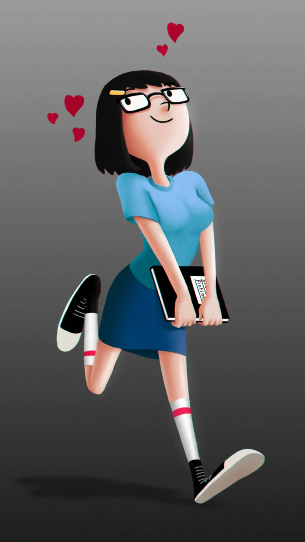 ai character: Tina belcher background