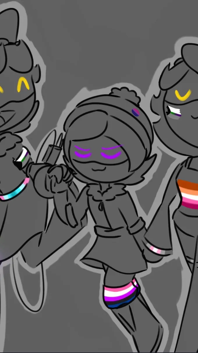 ai character: MD pride month  background