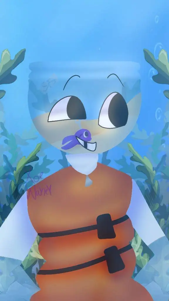 ai character: Finn Fishbowl DW background
