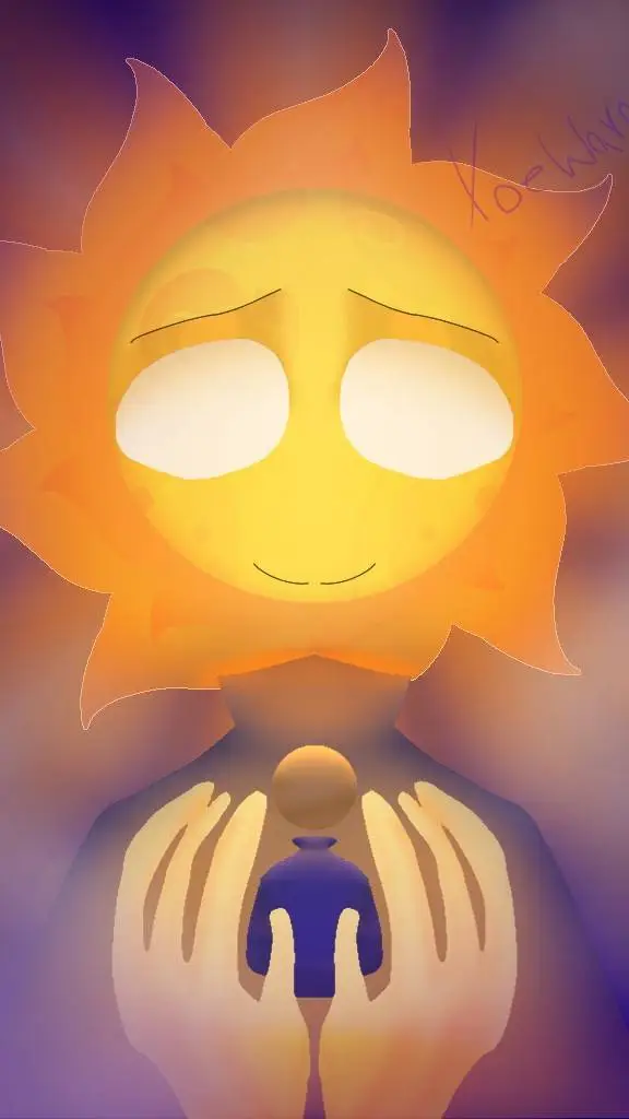 ai character: The Sun background