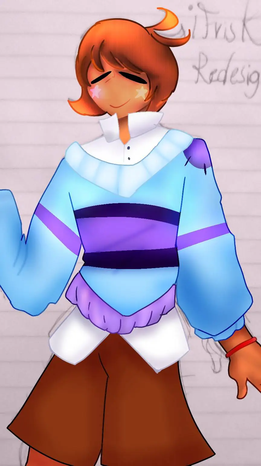 ai character: Lixma!Frisk background