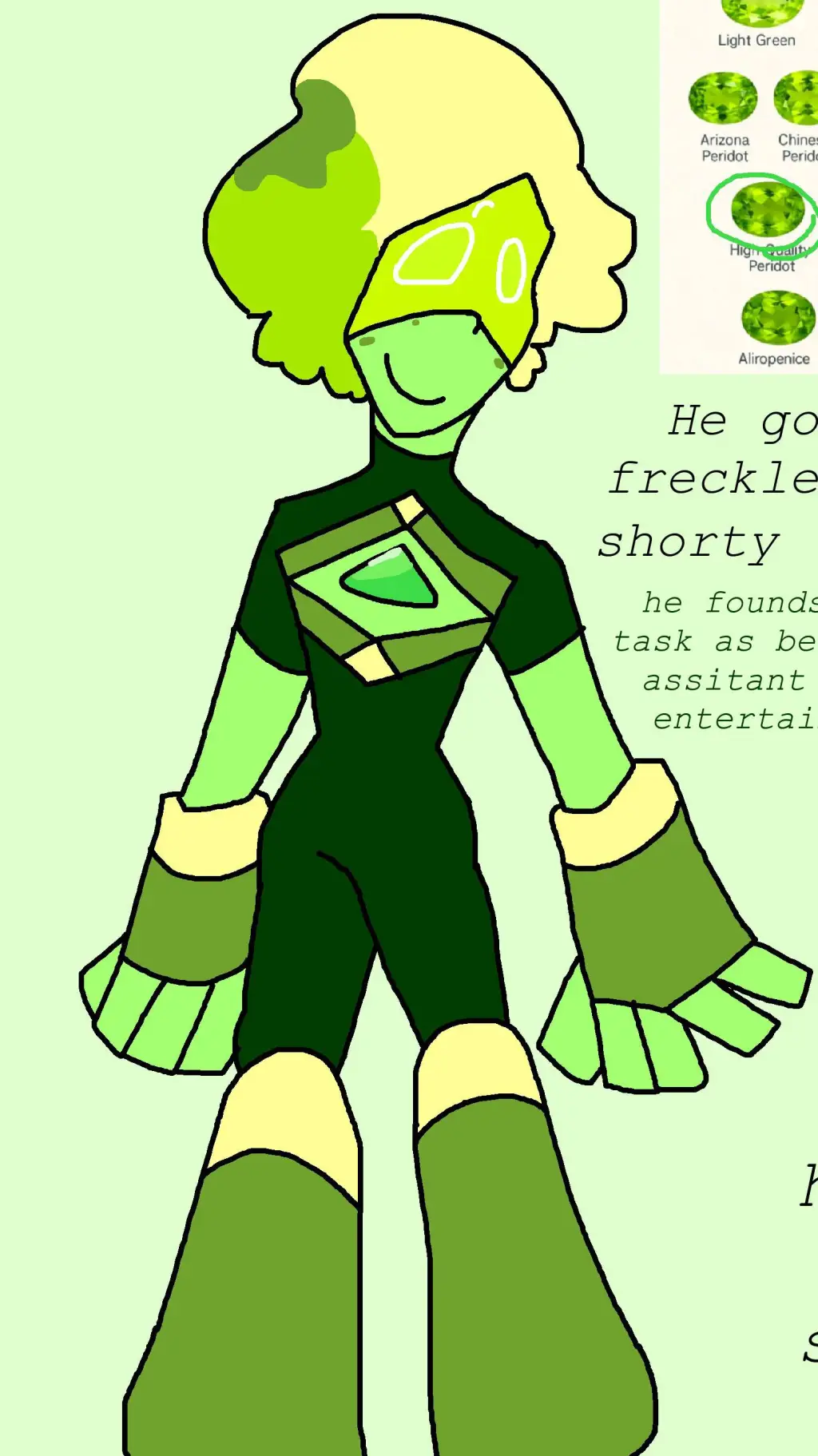 ai character: Peridot | Periper! background