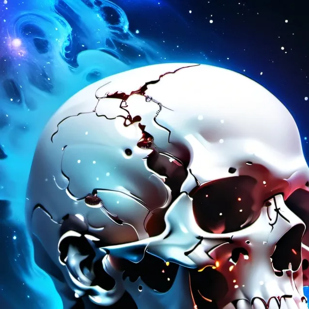 chat with ai character: skull guy