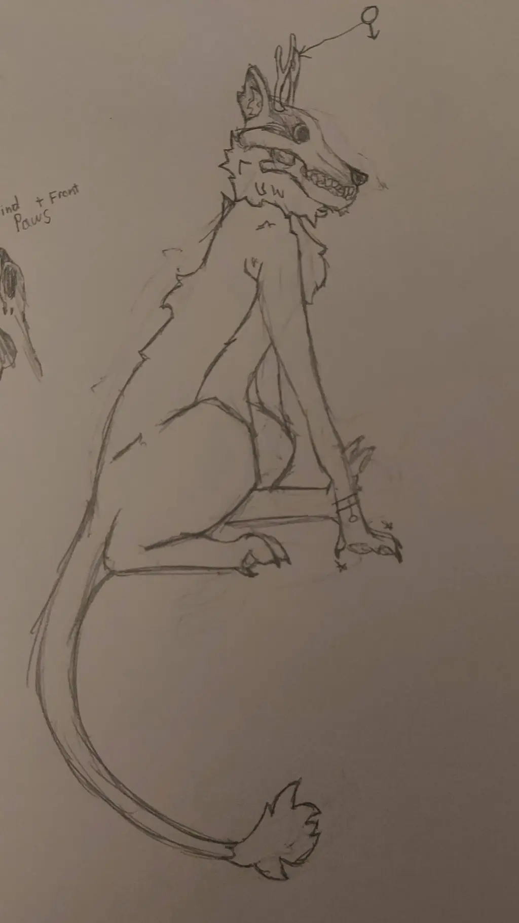 ai character: Skinwalker  background