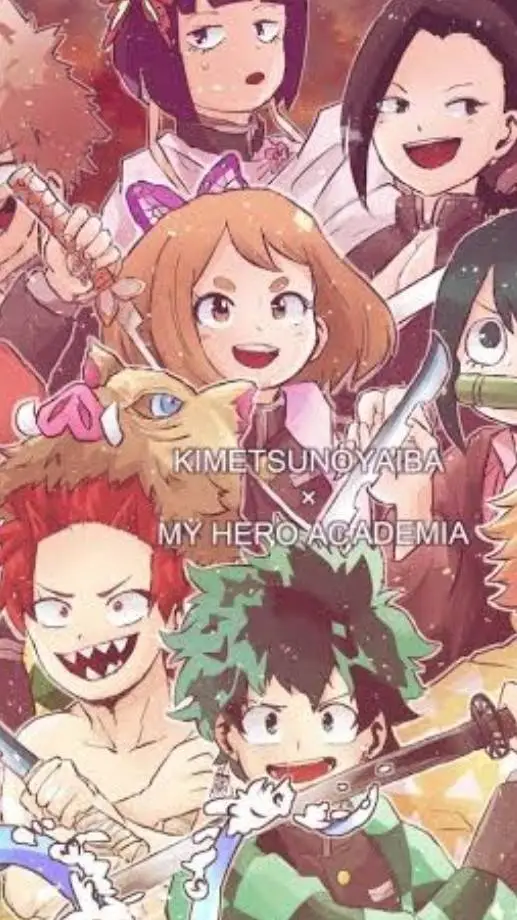 ai character: mha x kny background