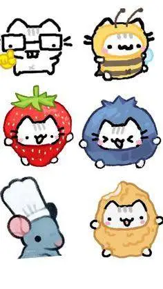 ai character: gato miau ✨️(XD) background