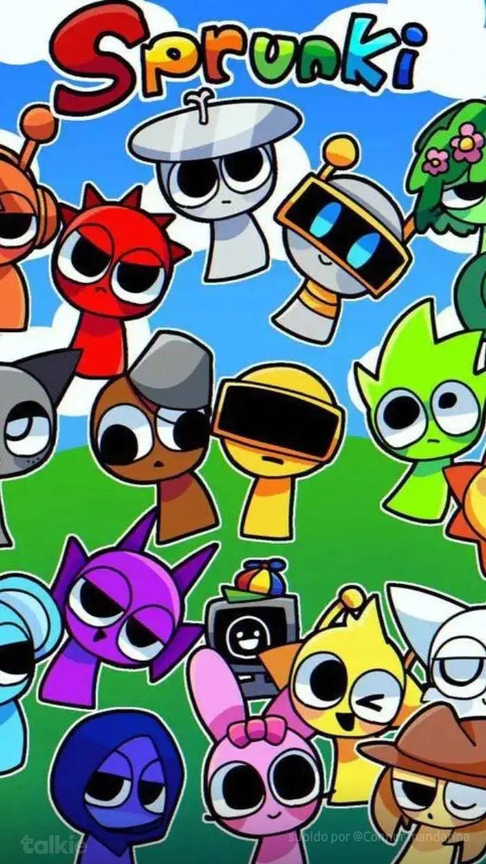 ai character: 🤓☝️Sprunkis☝️🤓 background