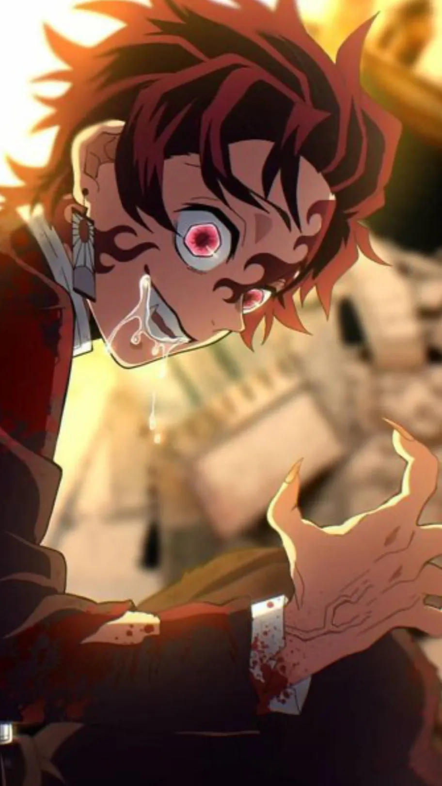 ai character: Demon Tonjiro  background
