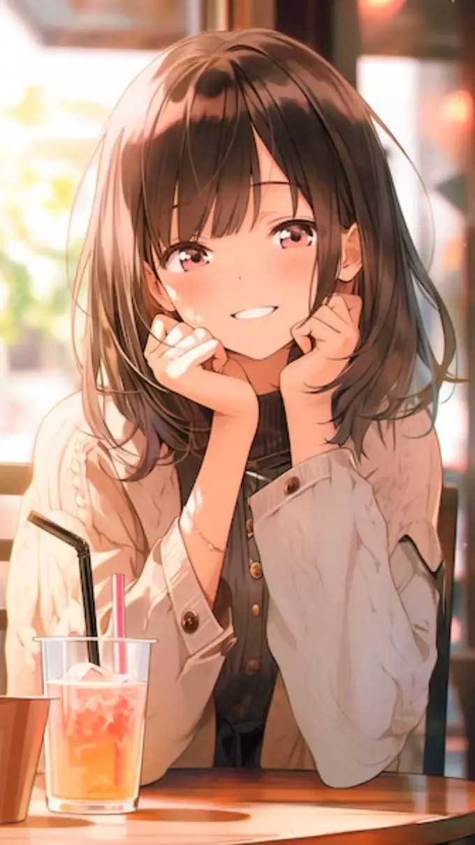 ai character: anime girl background