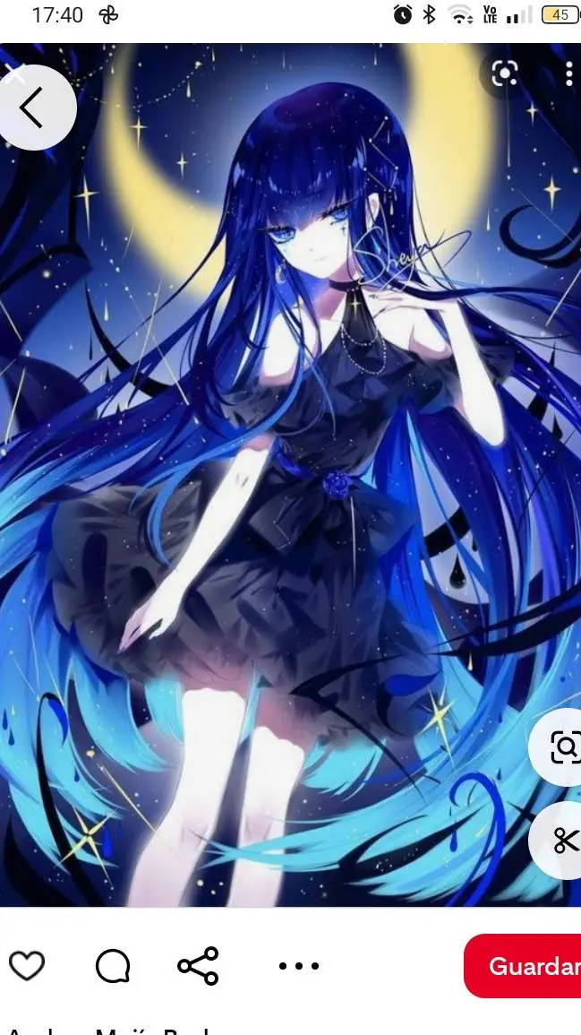 ai character: luna  background